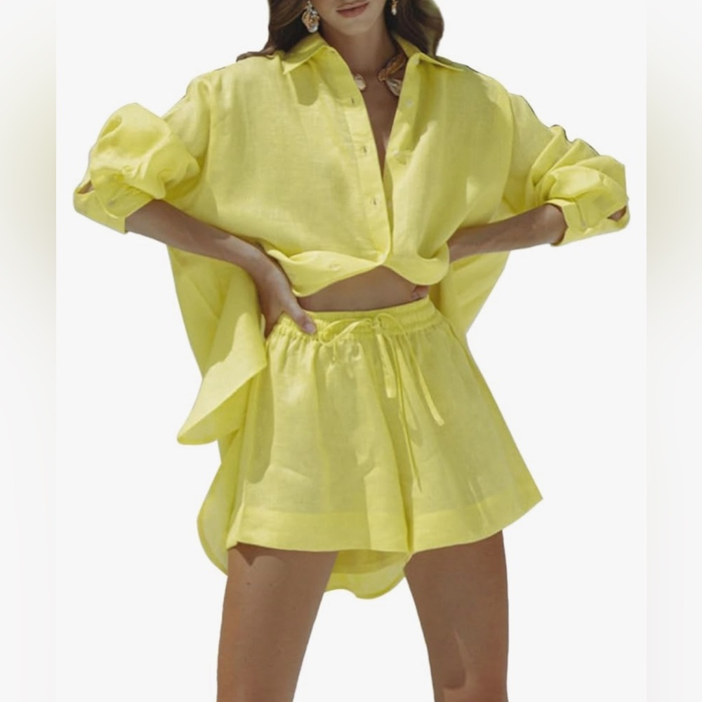 2 piece set- includes Top & Shorts